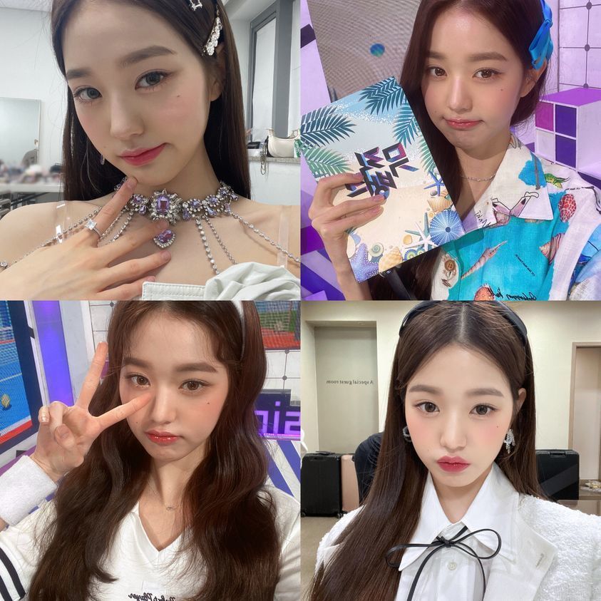 Stylist khiến fan choáng váng khi make up "ô dề" cho Wonyoung. (Ảnh: Pinterest)