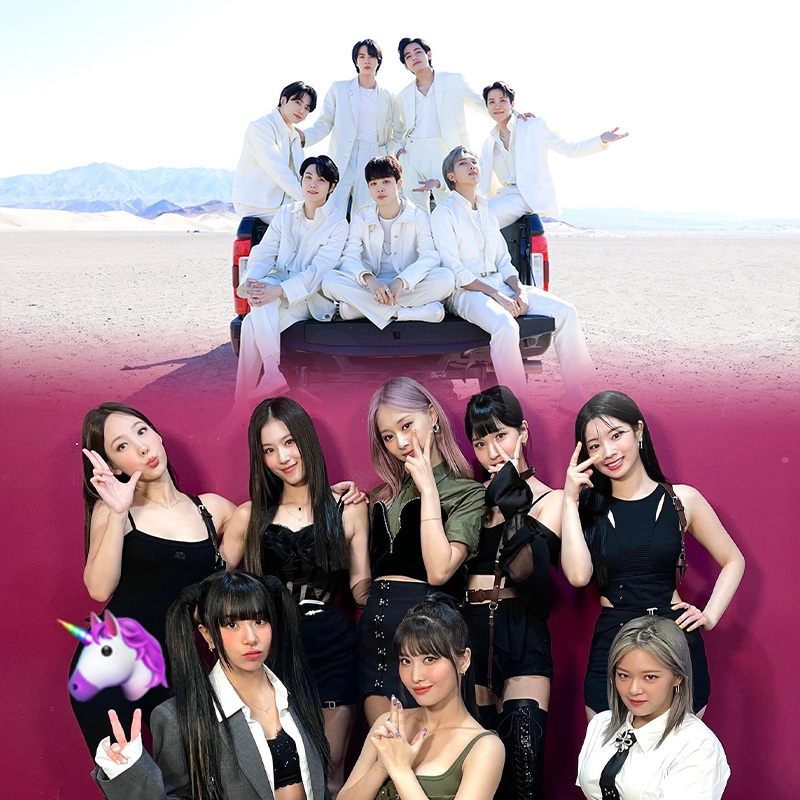 HYBE và JYP có mối lương duyên khiến khán giả bất ngờ. (Ảnh: Facebook BTS, TWICE)