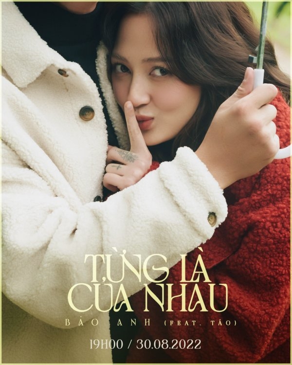 Bảo Anh sẽ chính thức phát hành sản phẩm âm nhạc Từng Là Của Nhau vào cuối tháng 8.