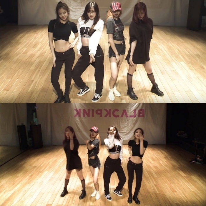 Lisa còn nổi bật hơn khi mang cả nón và giày trắng trong As If It's Your Last. (Ảnh: YouTube BLACKPINK)