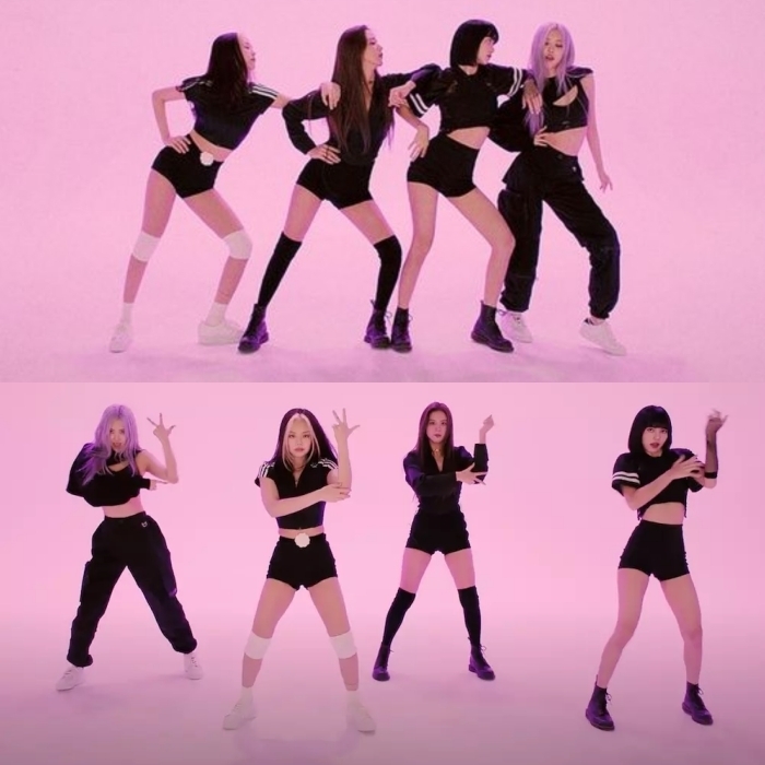 Rosé một thân diện quần dài trong video vũ đạo How You Like That. (Ảnh: YouTube BLACKPINK)
