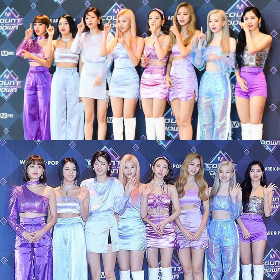 TWICE bị dìm nhan sắc thảm thương tại sự kiện. (Ảnh: Newsen, News24)