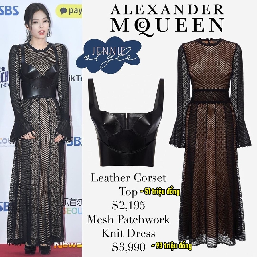 Dù vậy từng món phụ kiện của BLACKPINK đều là hàng hiệu đắt đỏ. (Ảnh: Instagram @jenniestyles)