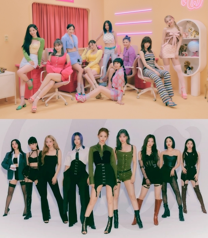 TWICE gây tranh cãi về việc phân chia thời lượng hát trong album trở lại Between 1&2. (Ảnh: Pinterest)