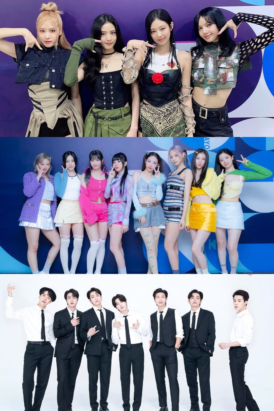 Các nhóm nhạc có khẩu hiệu độc đáo khiến công chúng ấn tượng. (Ảnh: Pinterest)