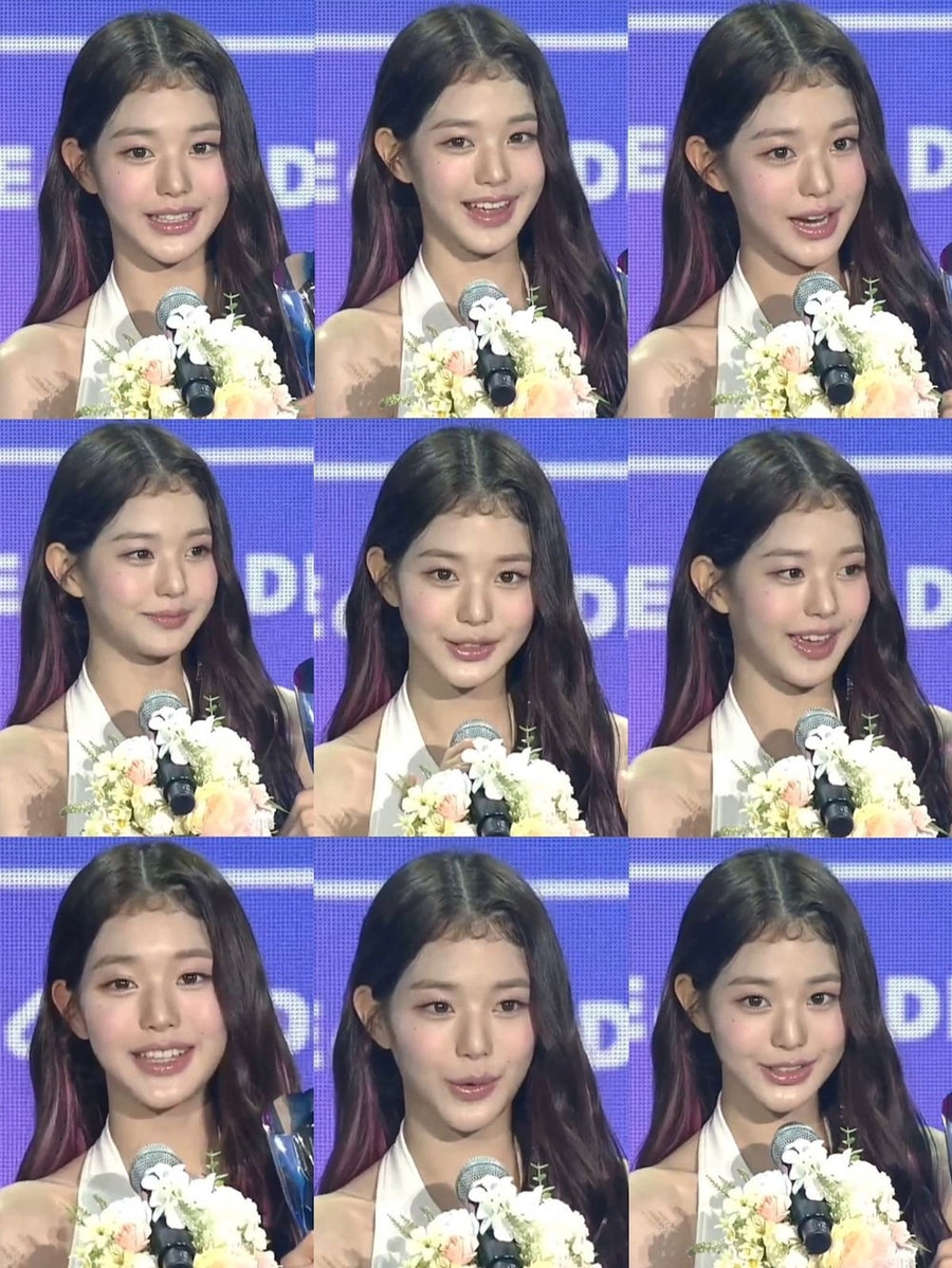 Wonyoung xuất hiện lạ lẫm với tóc mái lởm chởm. (Ảnh: NBV season 2)